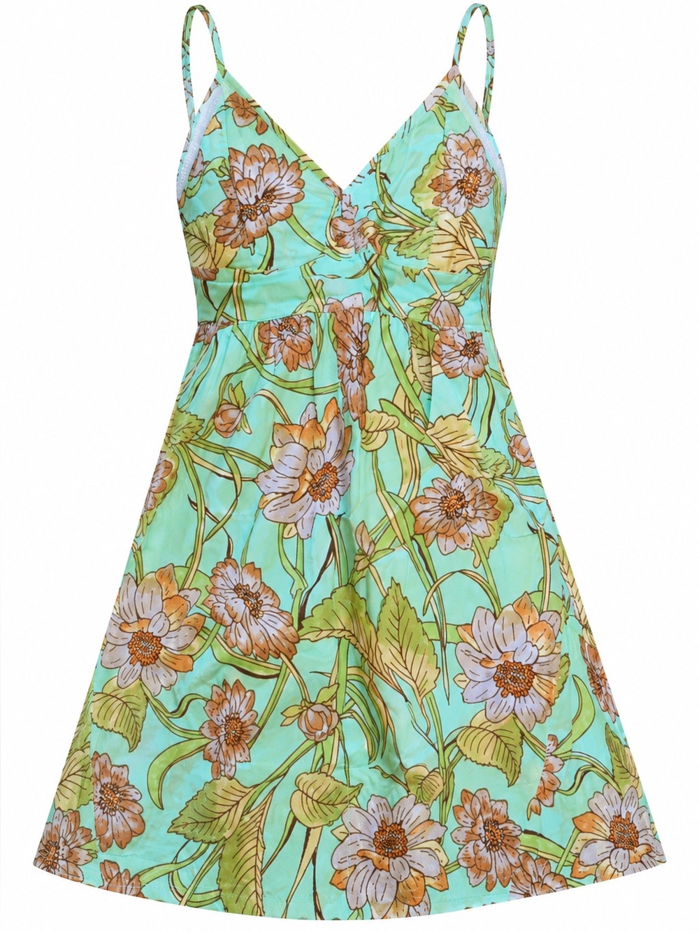American Rag Green Floral Sleeveless Summer Sundress XS NEW WITh TAGS